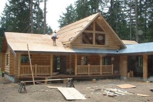 Roof Construction of cabin
