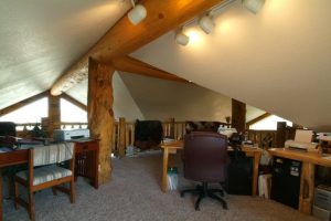 interior cabin office room