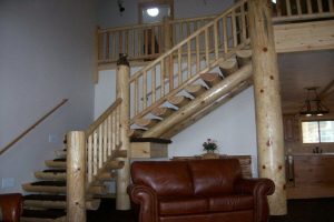 interior cabin stairs