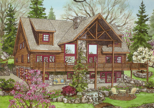 The Big Fork Log Home